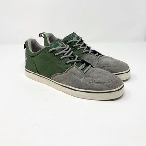 THE HUNDREDS Gray/Green Sneakers Sz 9.5